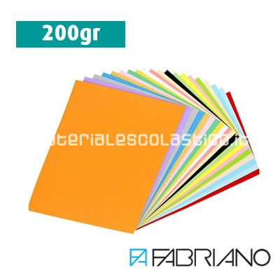 Cartoncino bristol liscio 200gr FABRIANO